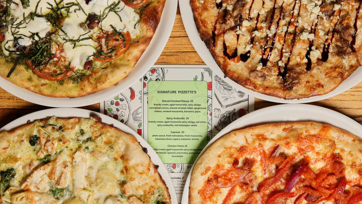 Signature Pizzettes and Desserts