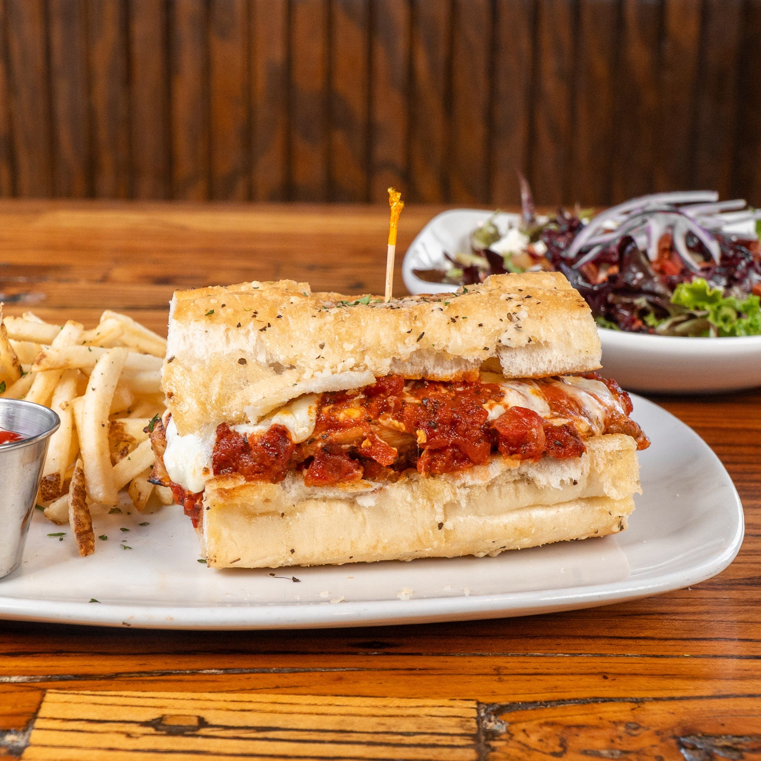 Chicken Parmesan Sandwich.