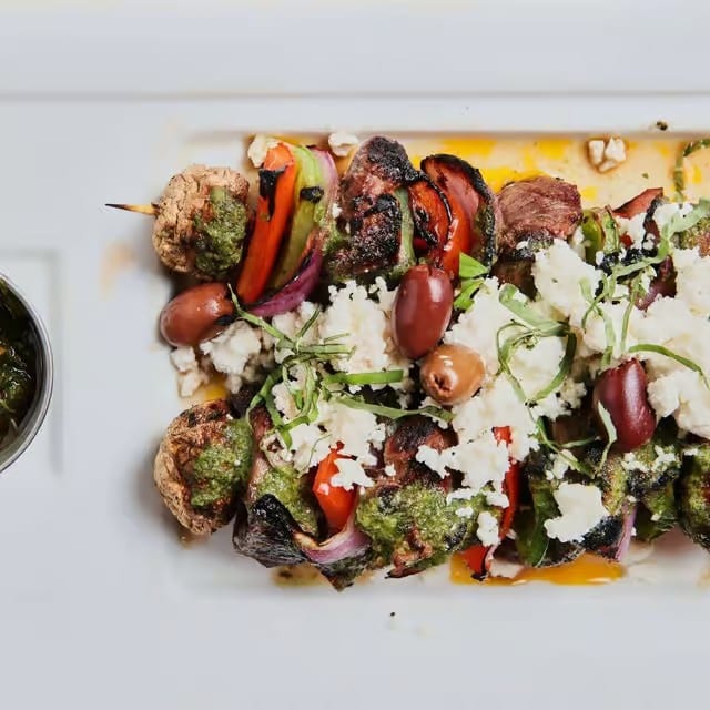 Beef Brochettes.