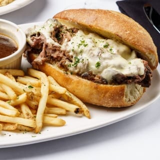 Shaved Smoked Ribeye Sandwich
