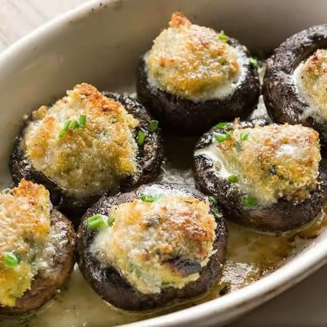 Shrimp Stuffed Mushrooms.