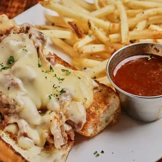 Shaved Smoked Ribeye Sandwich Platter